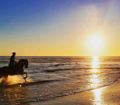 montar a caballo por la playa