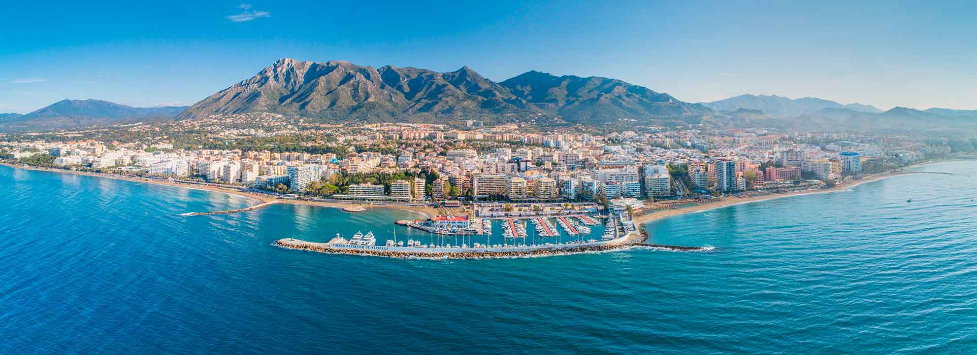 Vista aérea de Marbella