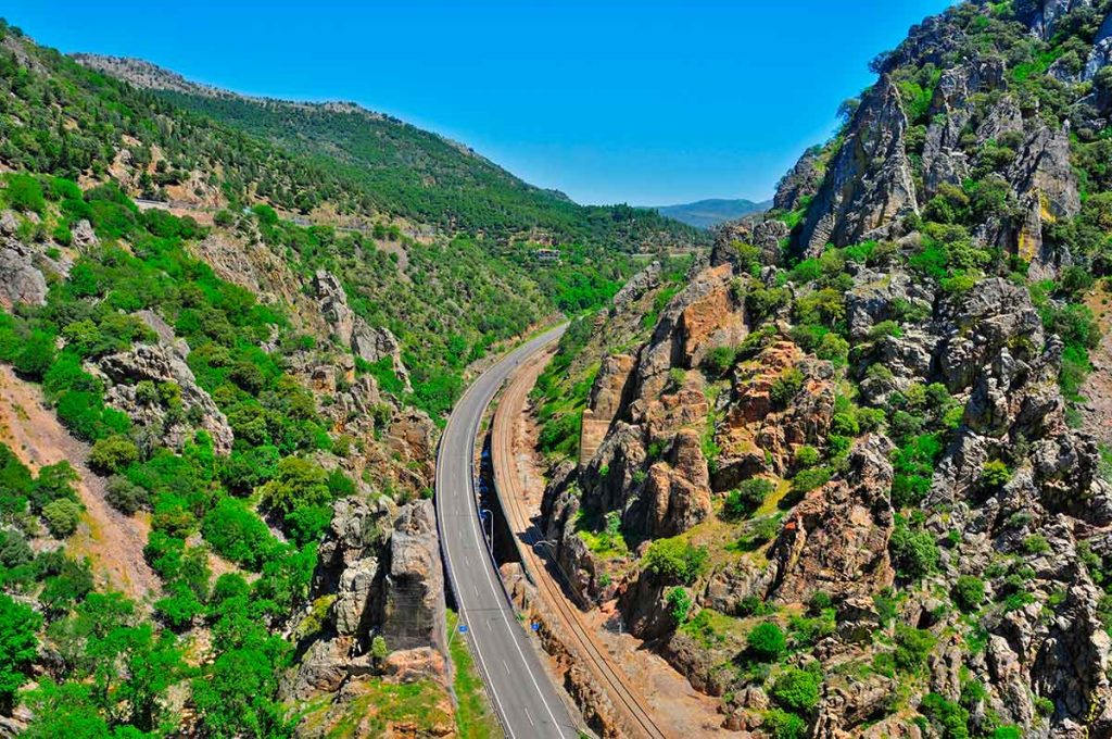 Vistas del cañon de Despeñaperros
