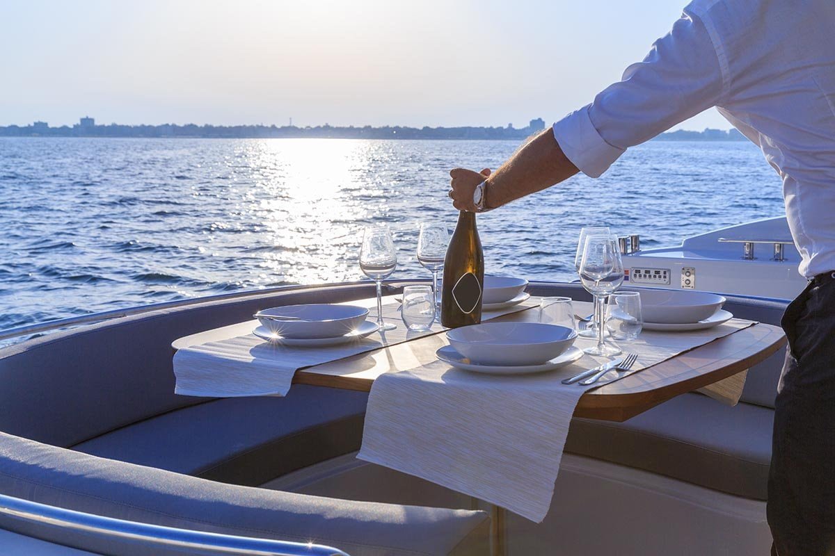 Catering en yates y barcos de lujo