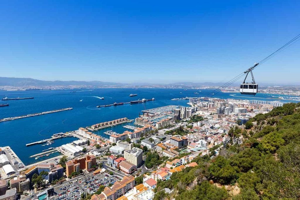 Cable Car en Gibraltar