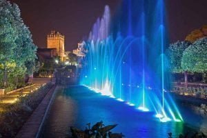 Espectáculo de luces en Alcazar de los reyes