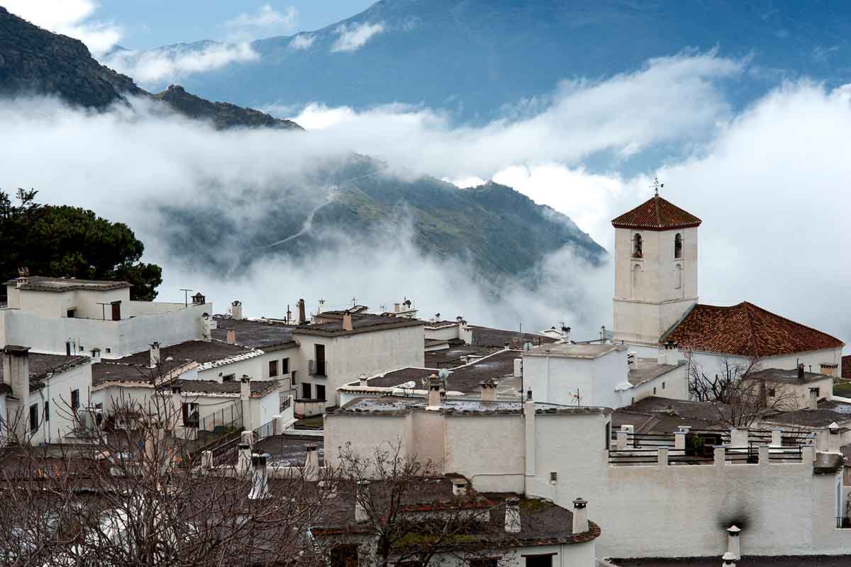 Vista pueblo de la Alpujarra
